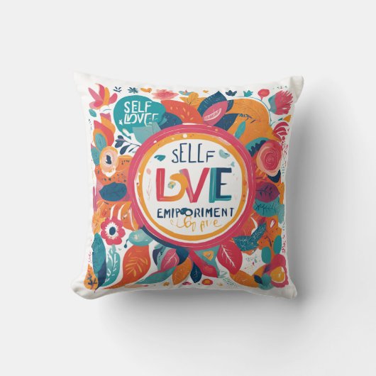 自己愛とエンパワーメント クッション (正面)