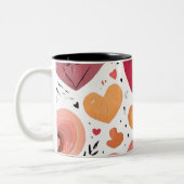 自己愛とエンパワーメント ツートーンマグカップ (左)