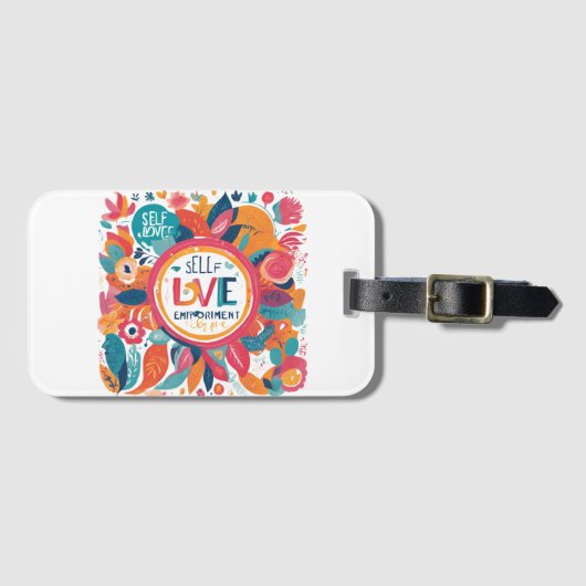 自己愛とエンパワーメント ラゲッジタグ (正面横)