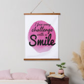 自己愛と自己受容のための肯定 吊り下げ型タペストリー (寝室)