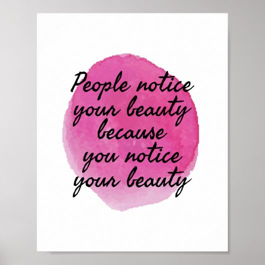 自己愛と自己愛のための良いことわざ気に ポスター (正面)