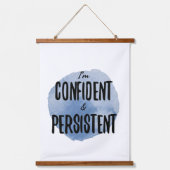 自己愛と自己愛のための良いことわざ気に 吊り下げ型タペストリー (正面)