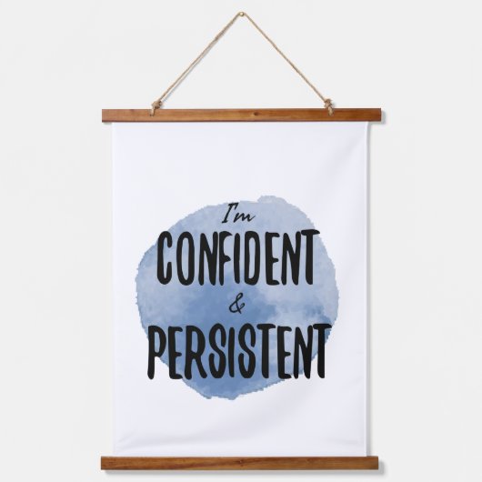 自己愛と自己愛のための良いことわざ気に 吊り下げ型タペストリー (正面)