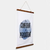 自己愛と自己愛のための良いことわざ気に 吊り下げ型タペストリー (傾斜あり)