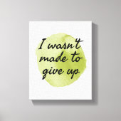 自己愛と自己愛のための良い引用文気に キャンバスプリント (正面)