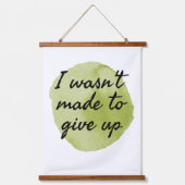 自己愛と自己愛のための良い引用文気に 吊り下げ型タペストリー (正面)