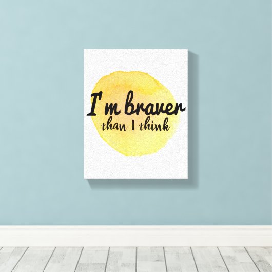 自己愛のための良い引用文 キャンバスプリント (インサイチュ (ウッドフロア))