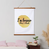 自己愛のための良い引用文 吊り下げ型タペストリー (寝室)