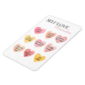 自己愛のメンタルヘルスに対する優しいリマインダー マグネット (左側)