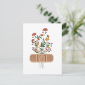 自己愛の包帯の自己治前向き療 ポストカード (スタンド正面)