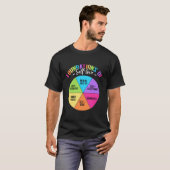 自己愛の受け入れ発見自己基盤 Tシャツ (正面フル)