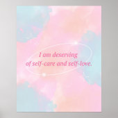 自己愛の肯定 ポスター (正面)