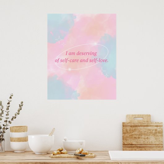 自己愛の肯定 ポスター (キッチン)