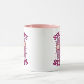 自己愛は利己的ではない マグカップ (中央)