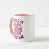 自己愛は利己的ではない マグカップ (正面左)