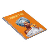 自己愛を受け入れる: 「自信を持って」ノートブック ノートブック (右側)