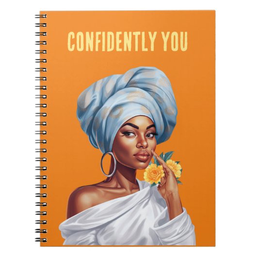 自己愛を受け入れる: 「自信を持って」ノートブック ノートブック (正面)