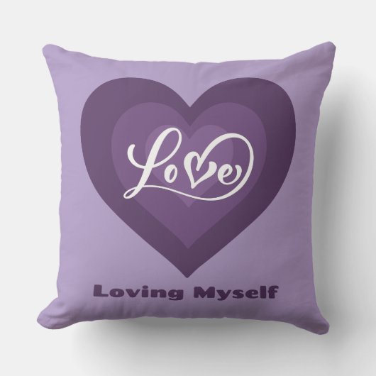 自己愛を愛する クッション (正面)