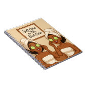 自己愛を楽しむ黒人女性気に ノートブック (右側)