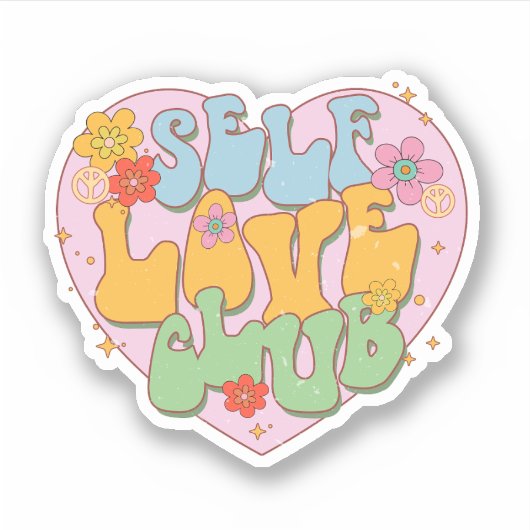 自己愛クラブ シール (正面)