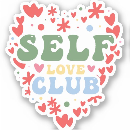 自己愛クラブ シール (正面)