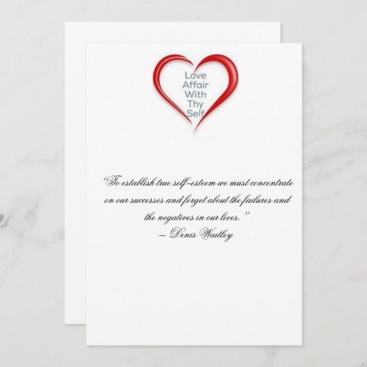 自己愛勇気付けられるカード サンキューカード (正面/裏面)