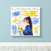 自己愛 キャンバスプリント (インサイチュ (ウッドフロア))