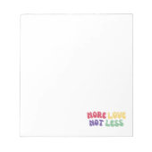 自己愛 ノートパッド (正面)