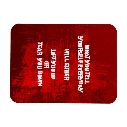 自己感動的尊重タイポグラフィ引用文 マグネット (横)