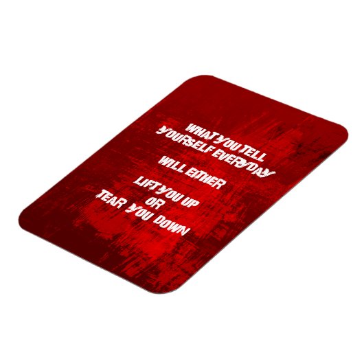 自己感動的尊重タイポグラフィ引用文 マグネット (左側)