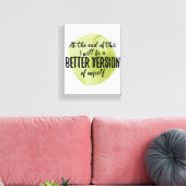 自己感動的引用文気に キャンバスプリント (インサイチュ (リビング))