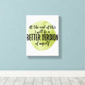 自己感動的引用文気に キャンバスプリント (インサイチュ (ウッドフロア))