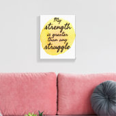 自己感動的引用文 キャンバスプリント (インサイチュ (リビング))