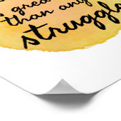 自己感動的引用文 ポスター (角)