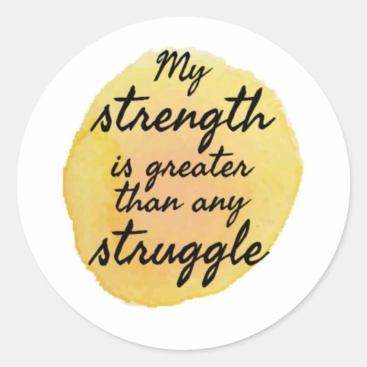 自己感動的引用文 ラウンドシール (正面)