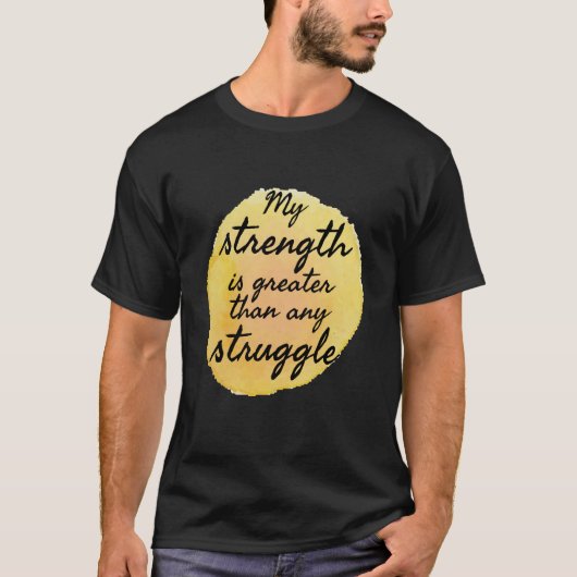 自己感動的引用文 Tシャツ (正面)
