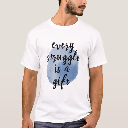 自己感動的引用文 Tシャツ (正面)