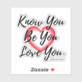 自己感動的愛は自分を愛する® シール (シート)