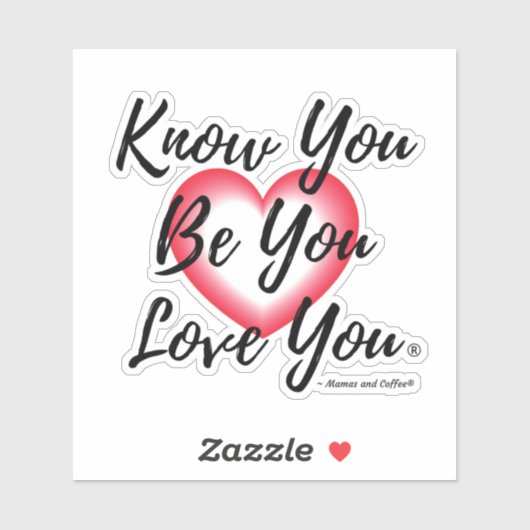 自己感動的愛は自分を愛する® シール (シート)