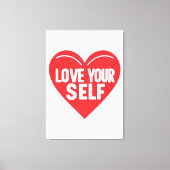 自己感動的気にプリント キャンバスプリント (正面)