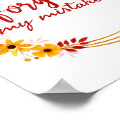 自己感動的認に関する主張 ポスター (角)