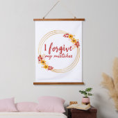 自己感動的認に関する主張 吊り下げ型タペストリー (寝室)