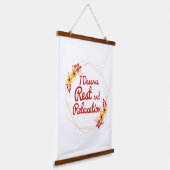 自己感動的認の肯定 吊り下げ型タペストリー (傾斜あり)