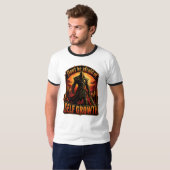 自己成長の騎士 トレーディングマインド 恐れるな Tシャツ (正面フル)