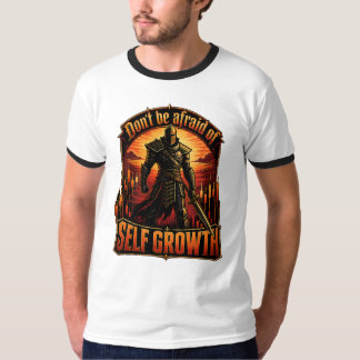 自己成長の騎士 トレーディングマインド 恐れるな Tシャツ