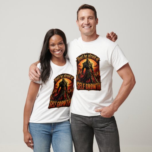 自己成長の騎士 トレーディングマインド 恐れるな Tシャツ (ユニセックス)
