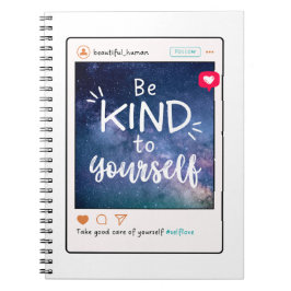 自己指気に示 – 自分に優しく ノートブック