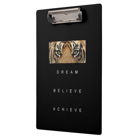 自己改エレガント善引用文タイガーアイズモダン クリップボード (左)