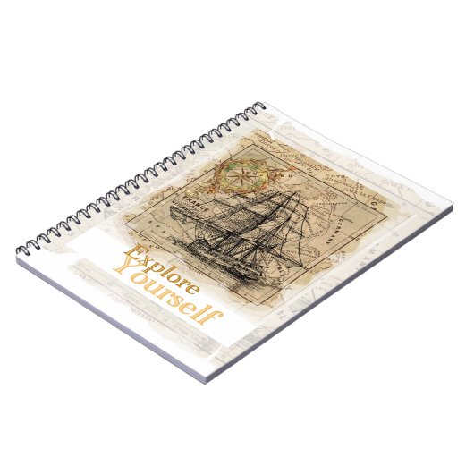 自己改善引用文モダンエレガントテンプレート表 ノートブック (左側)