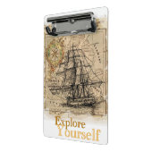 自己改善引用文モダンエレガントテンプレート表 ミニクリップボード (アングル2)